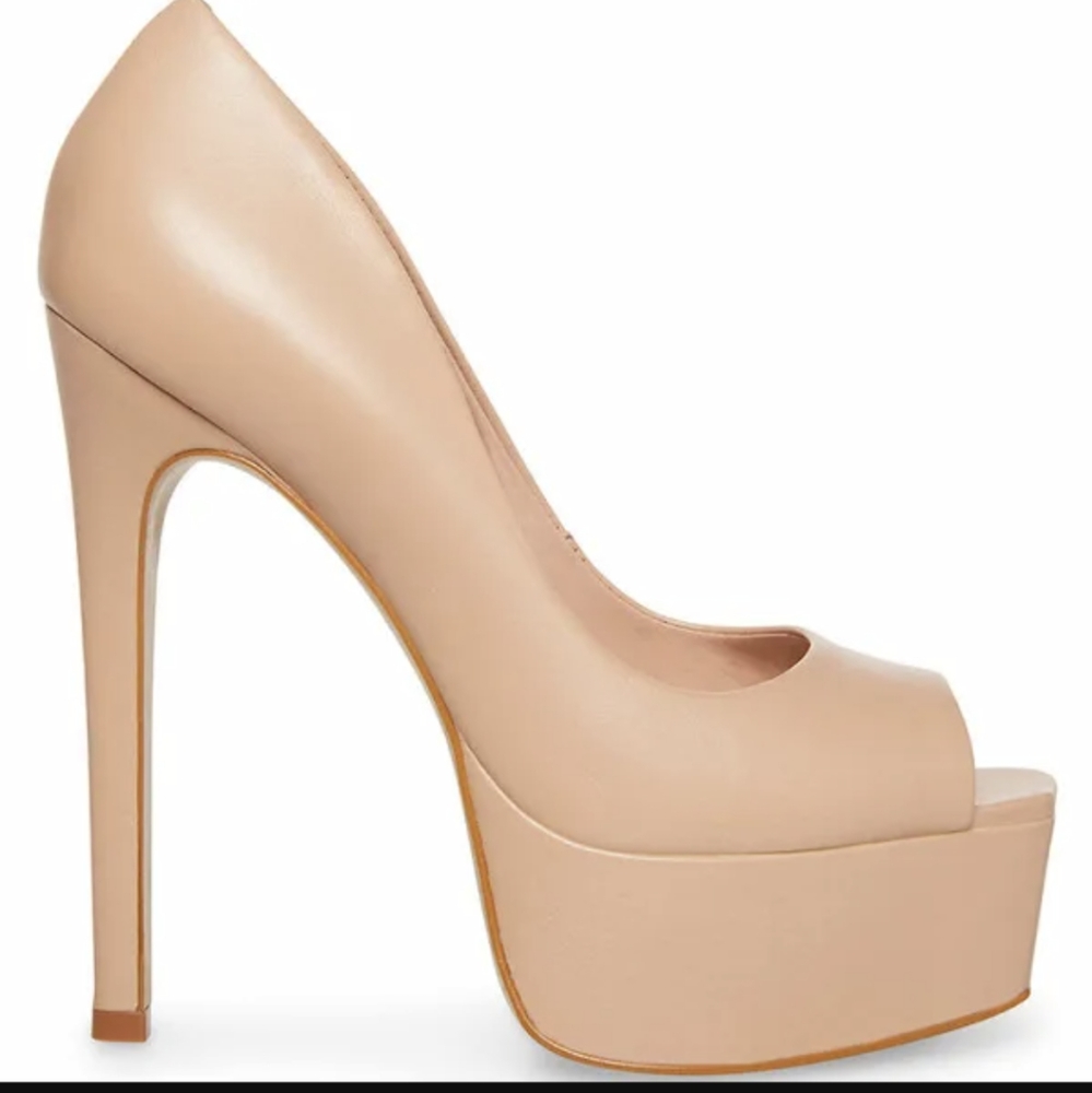 Steve Madden 6" Platform Peeptoe Pumps